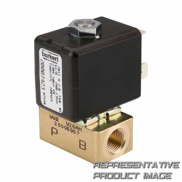3/2-Way Solenoid Valve G3/8 Brass